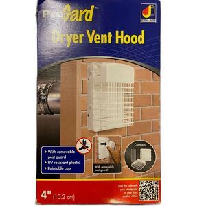 Dundas Jafine BPGH4WZW ProGard 4in White Exhaust Hood